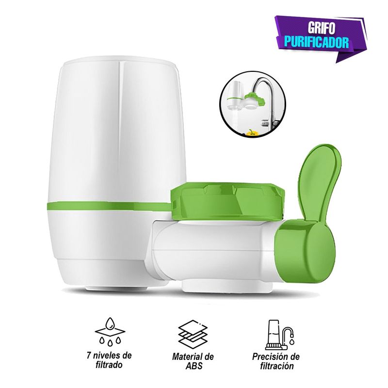 GENERICO - Filtro Purificador de Agua para Grifo