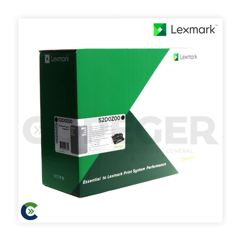 LEXMARK - Lexmark 52D0Z00 Fotoconductor-Unidad de imagen-Tambor Negro