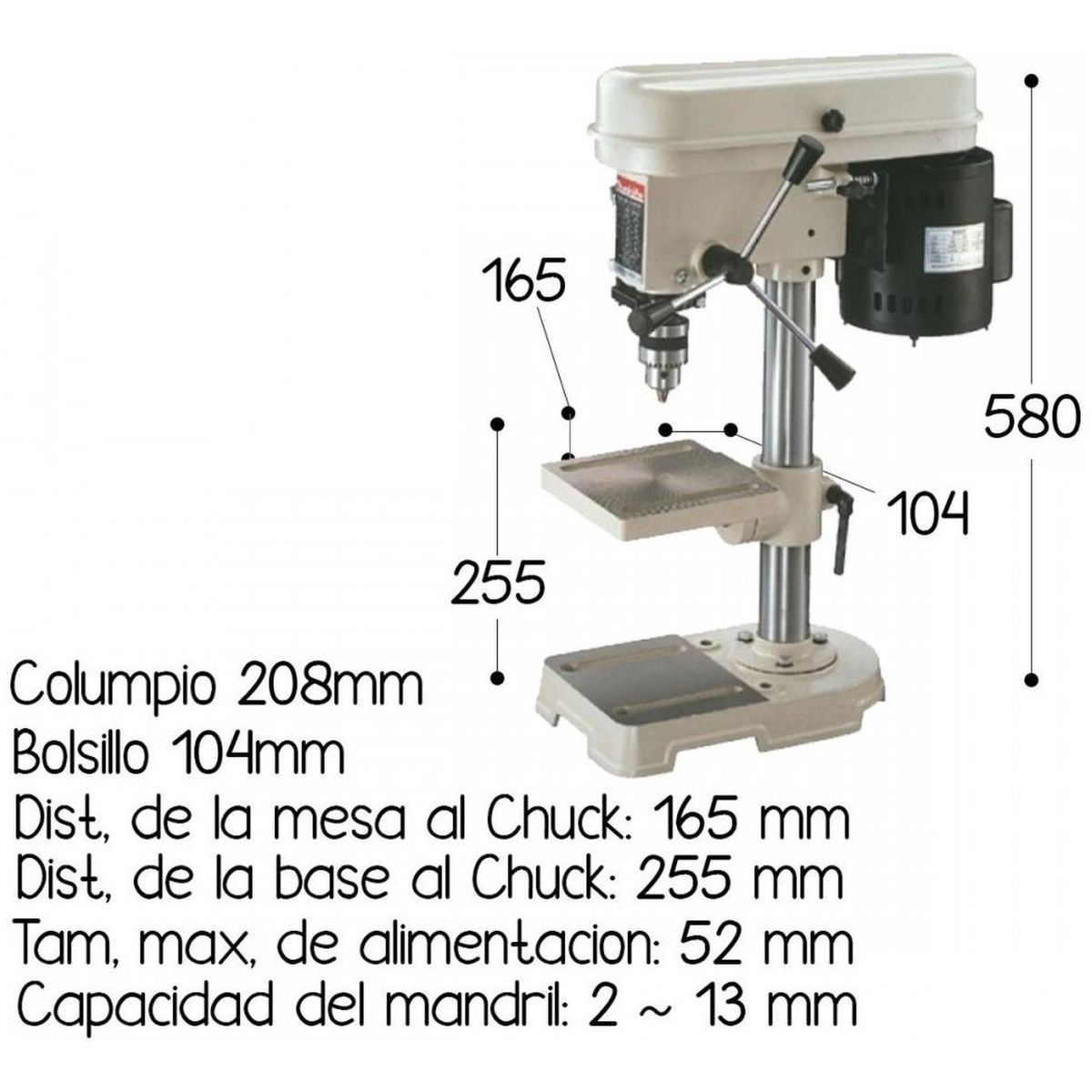 MAKITA - Taladro de Banco 12 250W Makita TB131