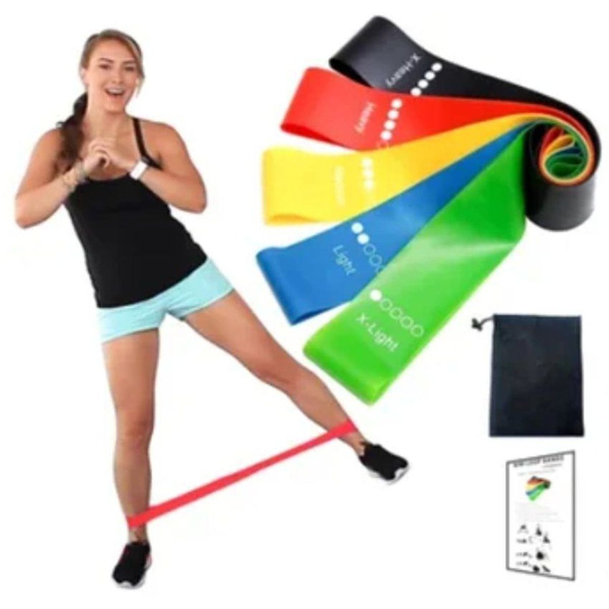 GENERICO - Bandas elásticas de resistencia cerradas - brazos y piernas