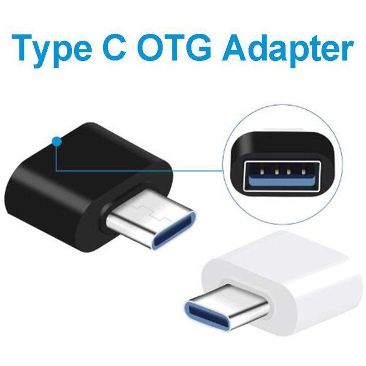 GENERICO - Adaptador otg usb tipo c 3.1 macho a usb 3.0 hembra