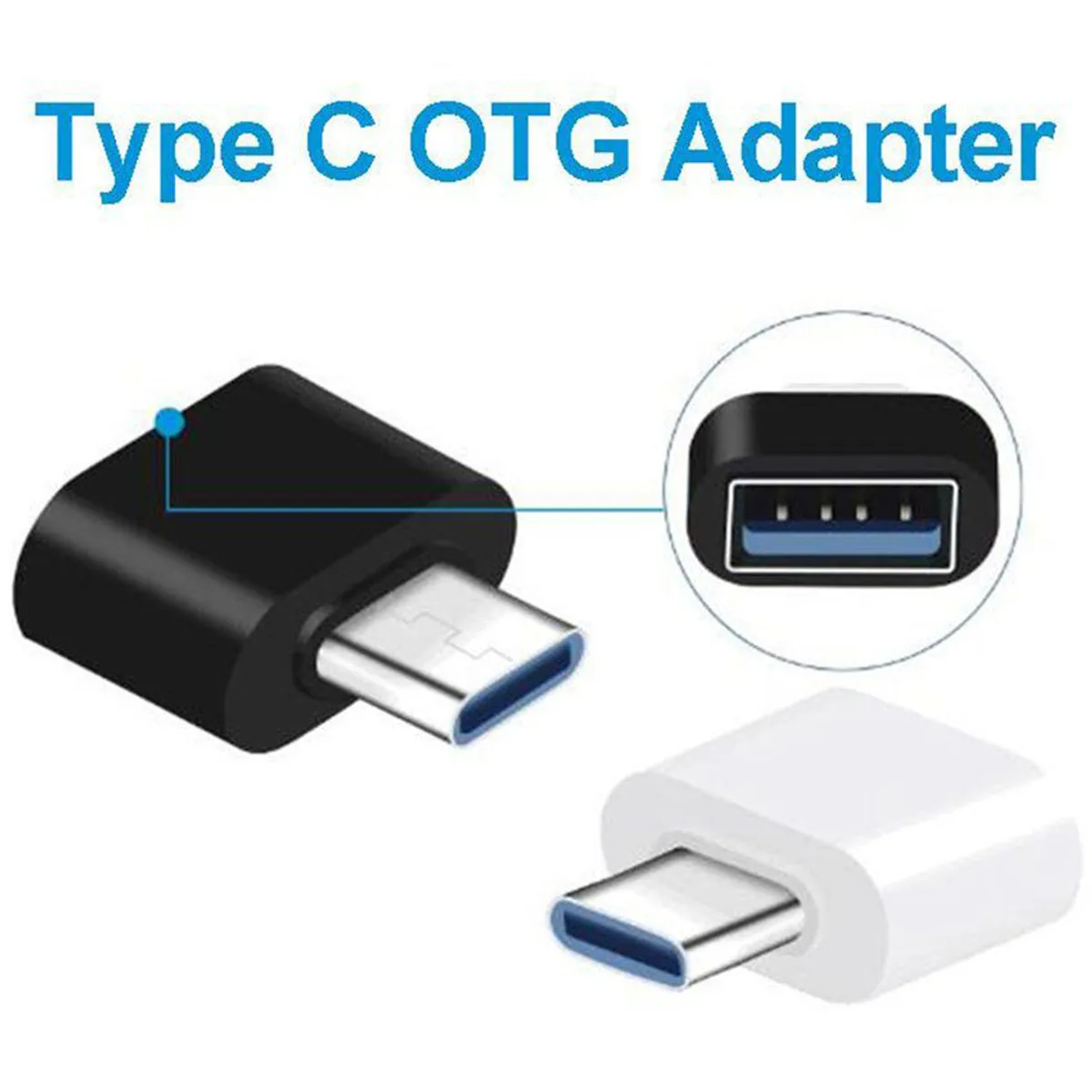 GENERICO - Adaptador otg usb tipo c 3.1 macho a usb 3.0 hembra