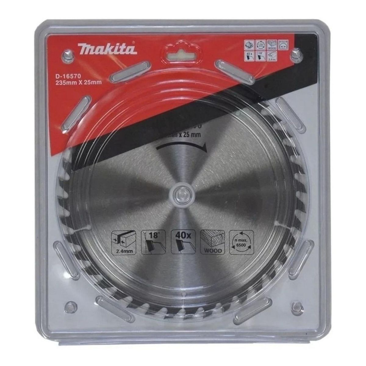 MAKITA - Disco de Sierra 9 1/4" 40 D Makita D-16570