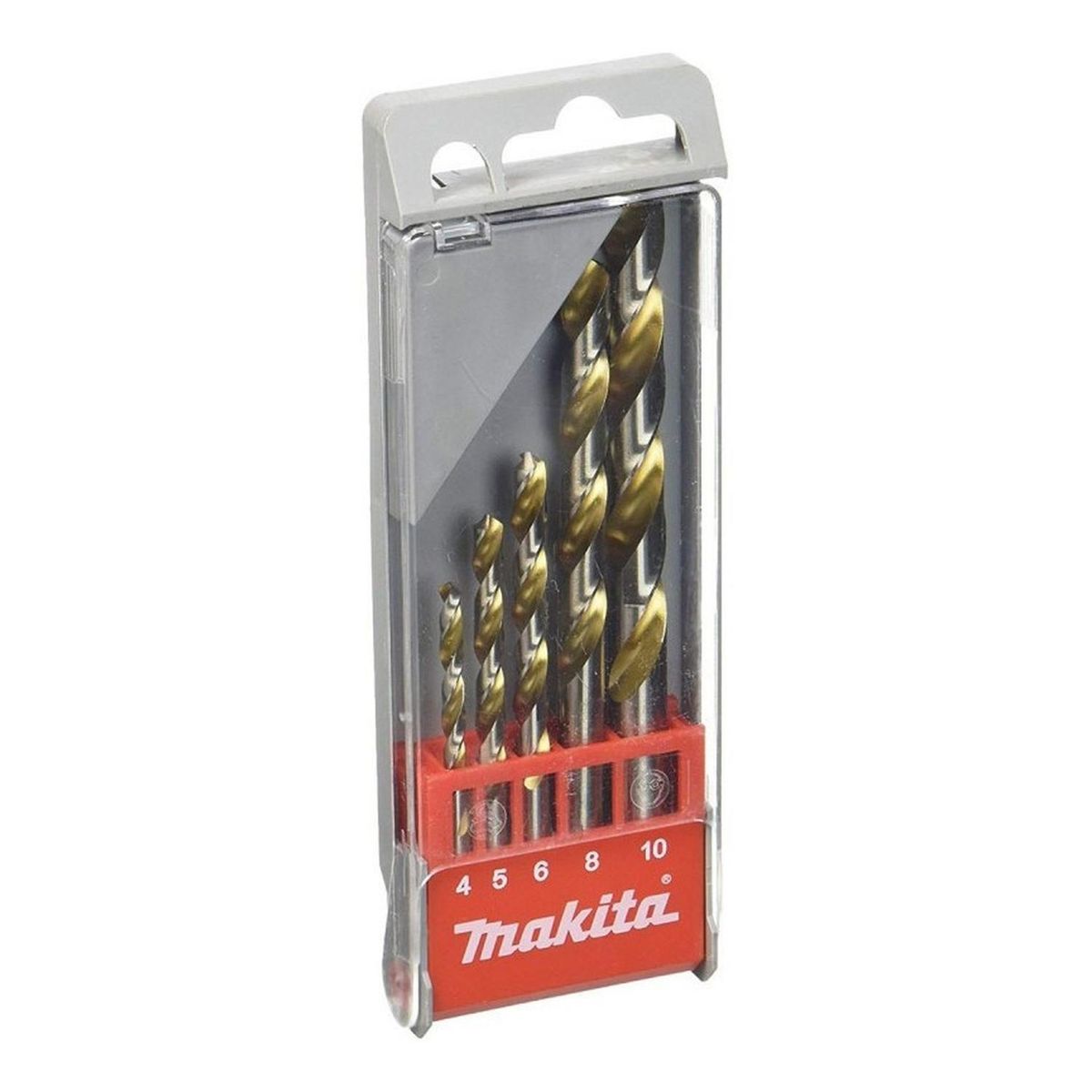 MAKITA - Set de 5 Brocas de Titanio 4mm a 10mm Makita D-30514