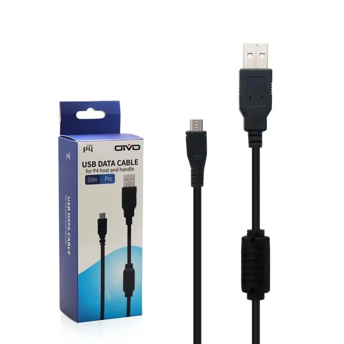 GENERICO - Cargador para mando ps4 cable dualshock 4 / 3 metros