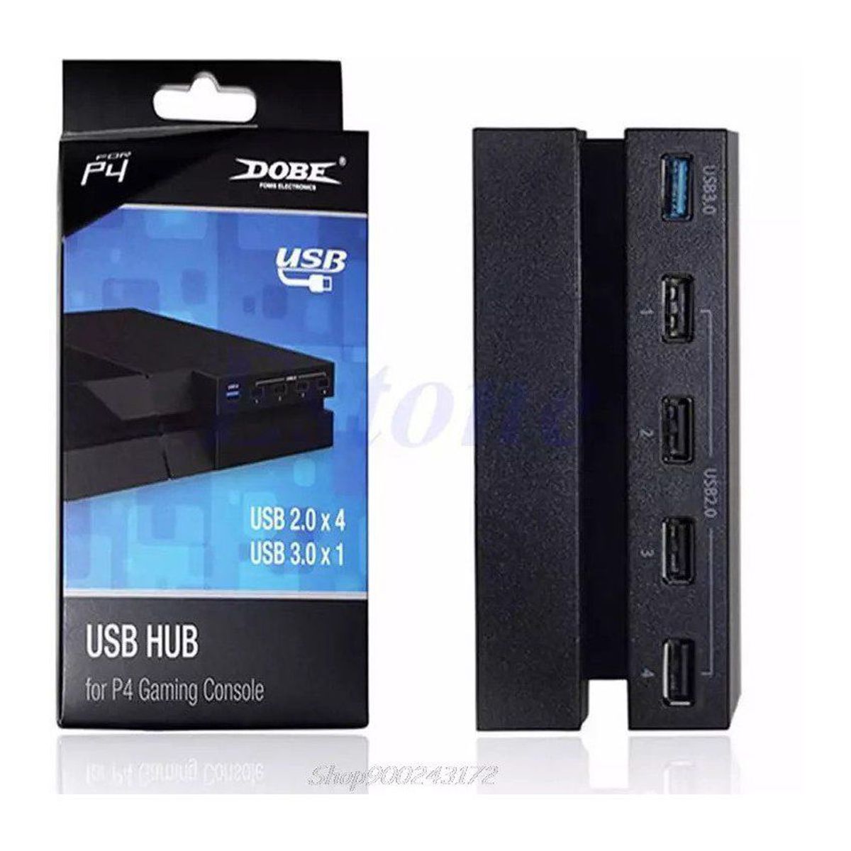 GENERICO - Hub usb para playstation 4 fat extension usb