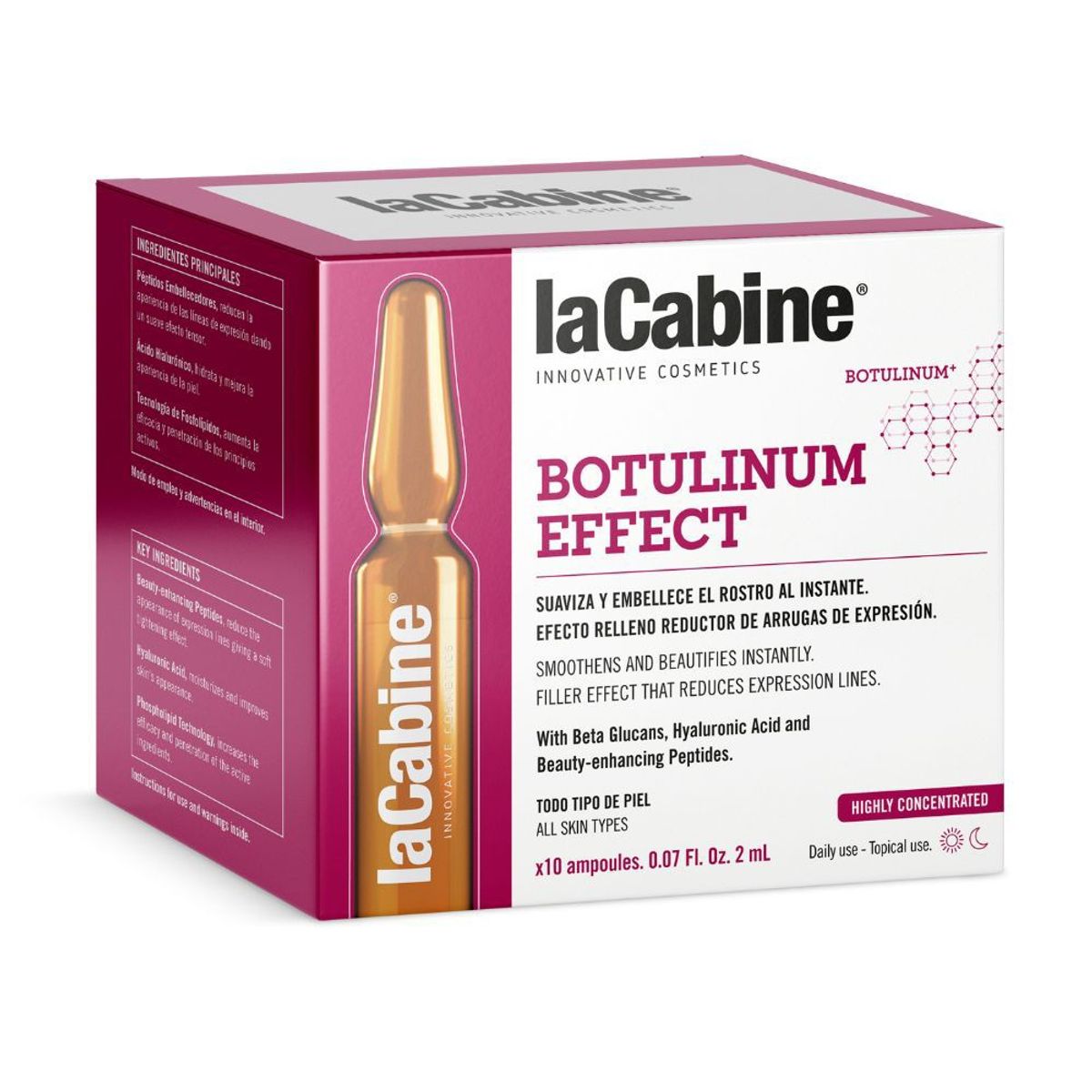 LACABINE - LACABINE AMPOLLA FACIAL EFECTO RELLENO BOTULINUM EFFECT 10 UND.