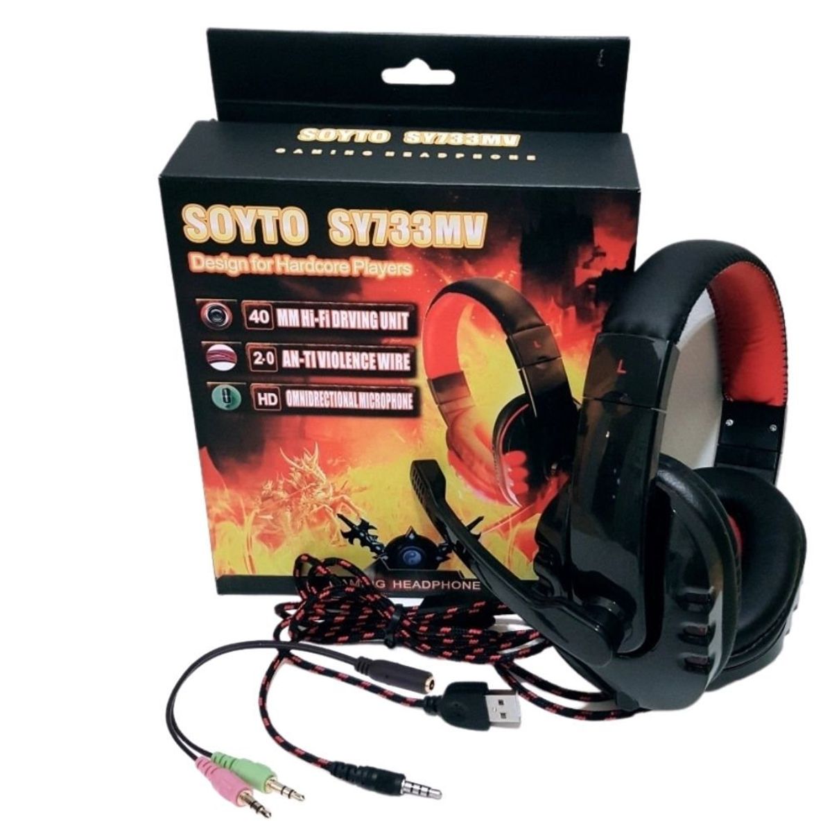 ITELSISTEM - Audifono Gamer Microfono 733 MV Pc Azul Blue Gaming Itelsistem