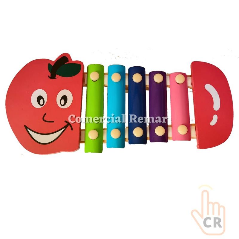 GENERICO - Xilófono Manzana Instrumento Musical para Niños