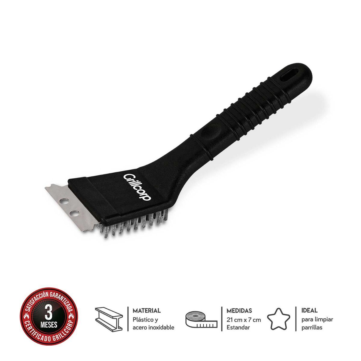 GRILLCORP - Limpiador de Parrilla Grill Brush