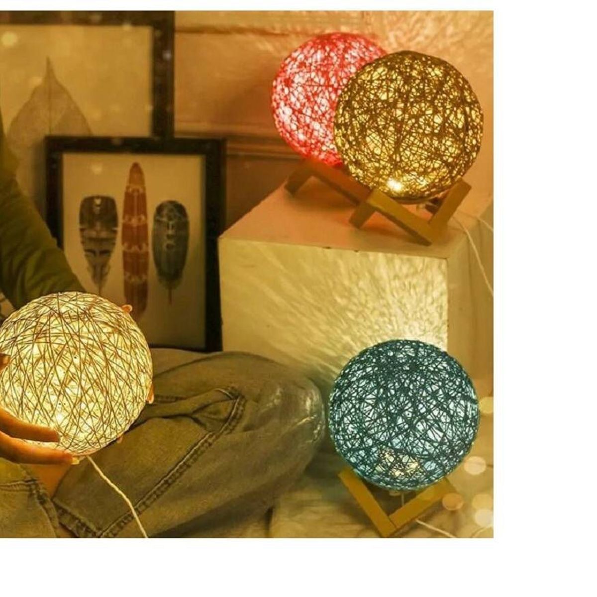 ITELSISTEM - Lampara Tipo Luna Proyecta Cableado corriente Itelsistem