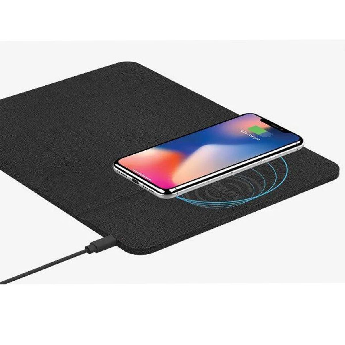 GENERICO - Mouse Pad Con Cargador Inalámbrico Carga Inalámbrica Usb 15W