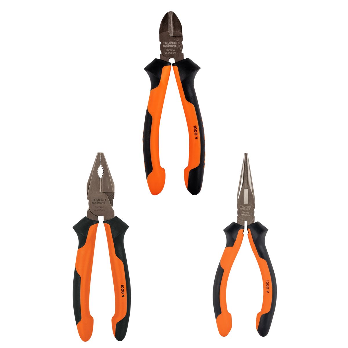 TRUPER - Juego de alicates Dialectricos x 3 piezas Truper