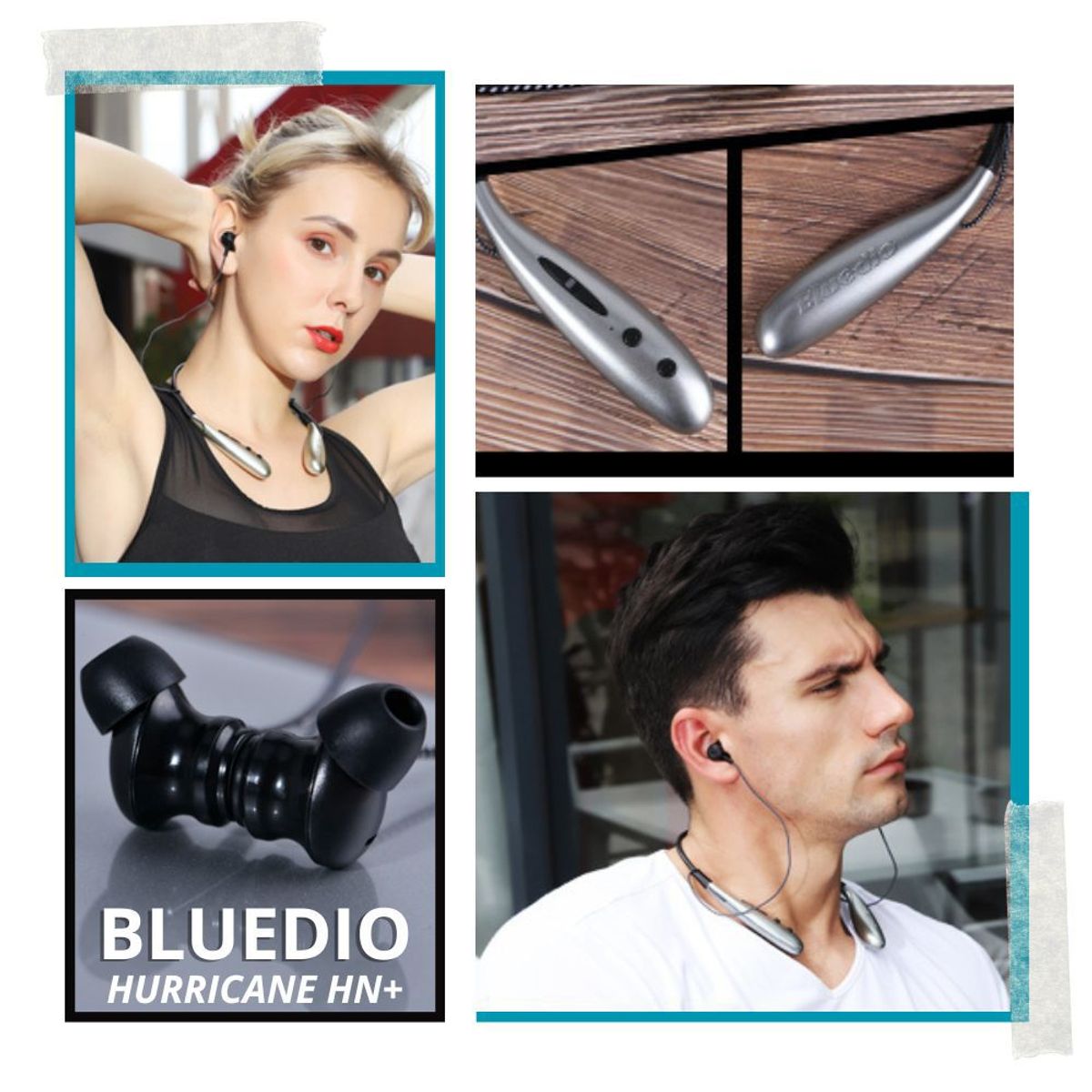 BLUEDIO - Auriculares Magnéticos Bluedio HURRICANE Hn