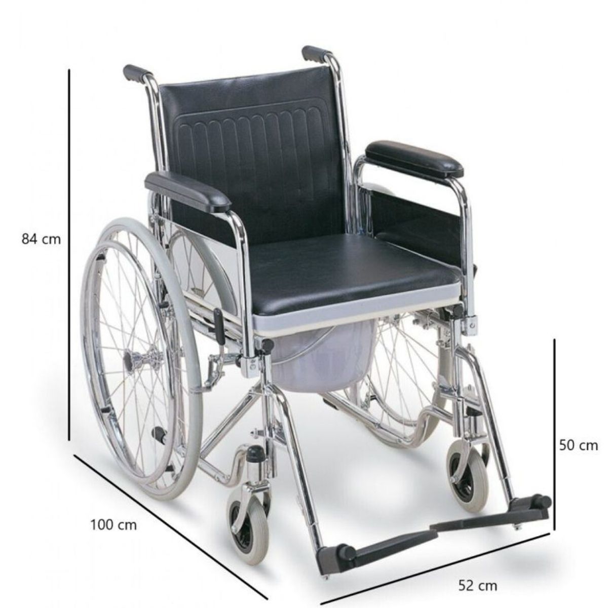 FIRST CARE - Silla de Ruedas con Baño