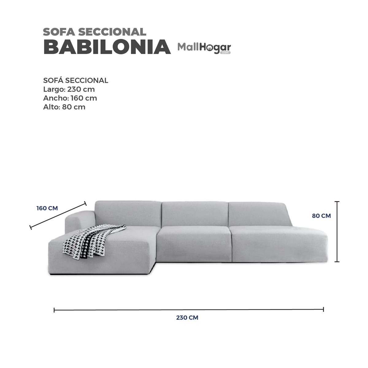 GENERICO - Seccional Babilonia Izquierdo Gris Plata