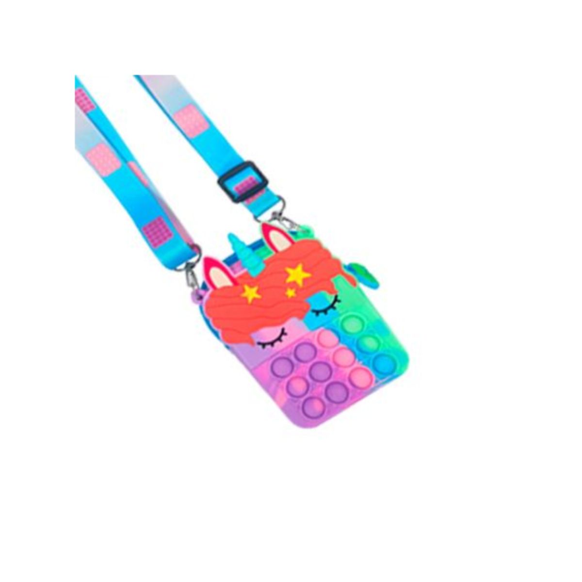 GENERICO - Pack de 3 Mini Cartera Morral Pop it Anti Estrés