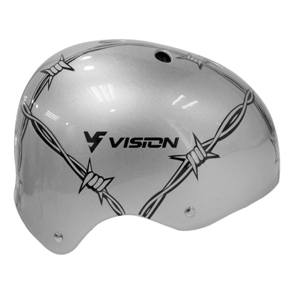 VISION - CASCO SKATE ** VISION ** MOD. RJ-D001-8 (S) SILVER