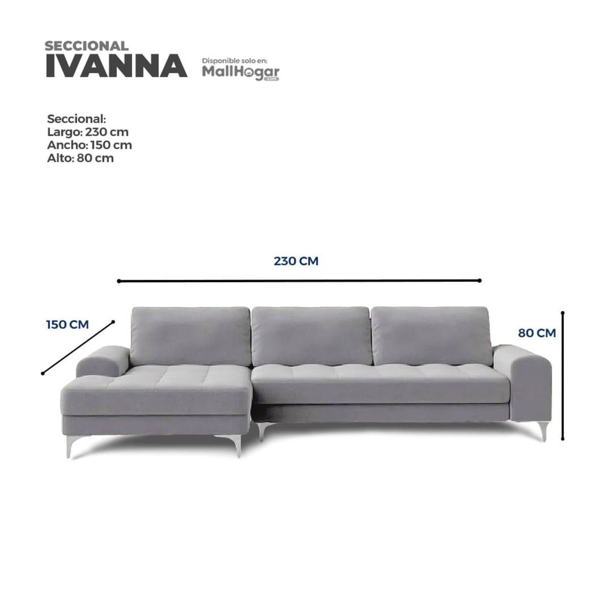 GENERICO - Seccional Ivanna Izquierdo Gris Plata