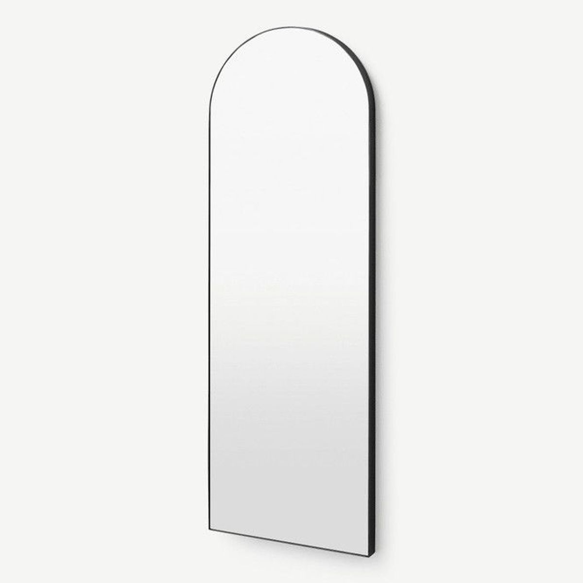 GENERICO - Espejo de arco ZEUS negro madera MDF 180 X 75 cm Vidrio Belga 4mm