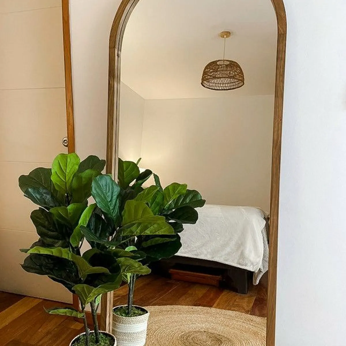 GENERICO - Espejo de arco ZEUS natural 180 x 75cm Vidrio Belga 4mm