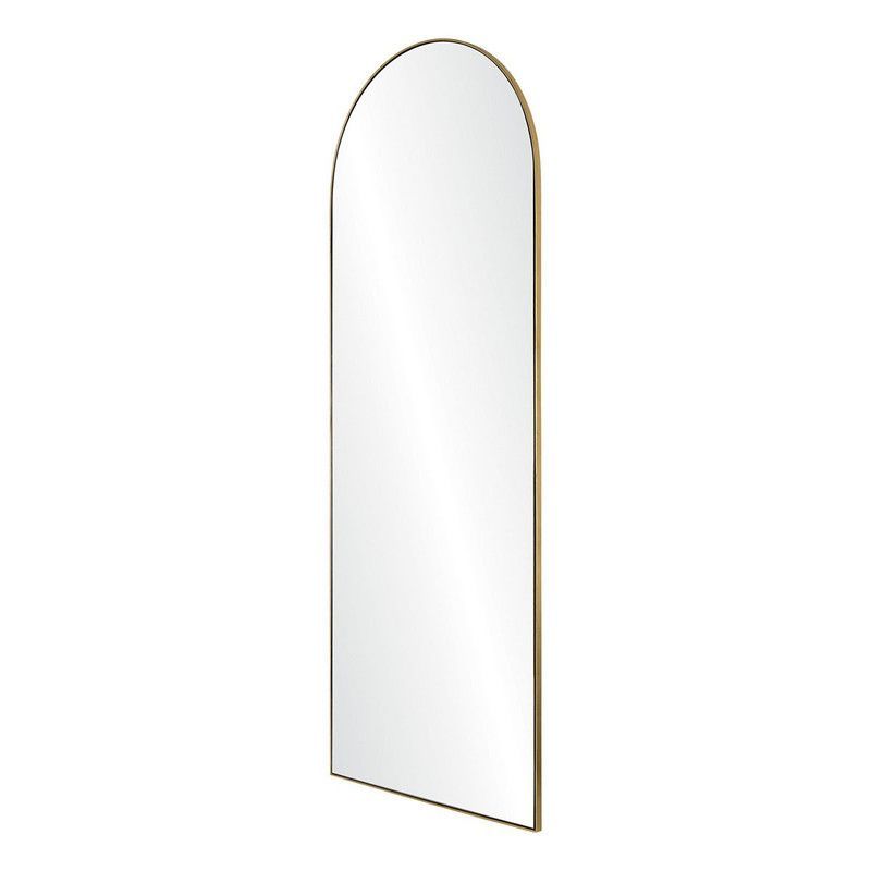 GENERICO - Espejo de arco ZEUS dorado madera MDF 180 X 75 cm Vidrio Belga 4mm