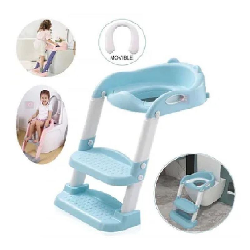 GENERICO - Asiento de Entrenamiento Con Escalera Plegable Para Niños