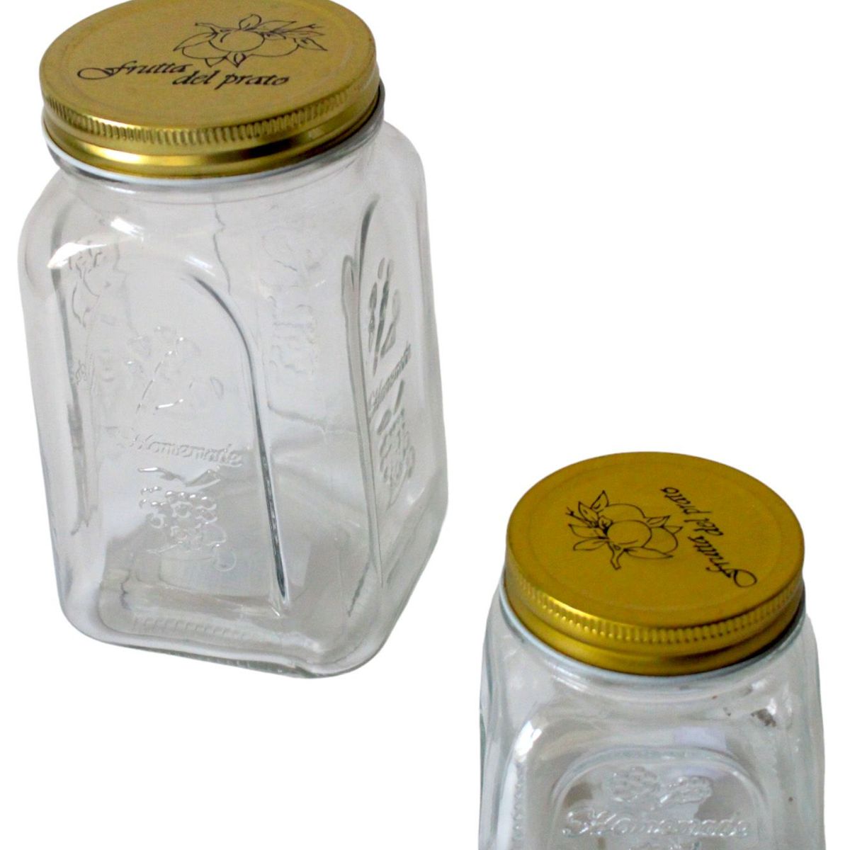 GENERICO - 2 pz Frascos Envase Recipiente Pomo de vidrio 950 250 ml