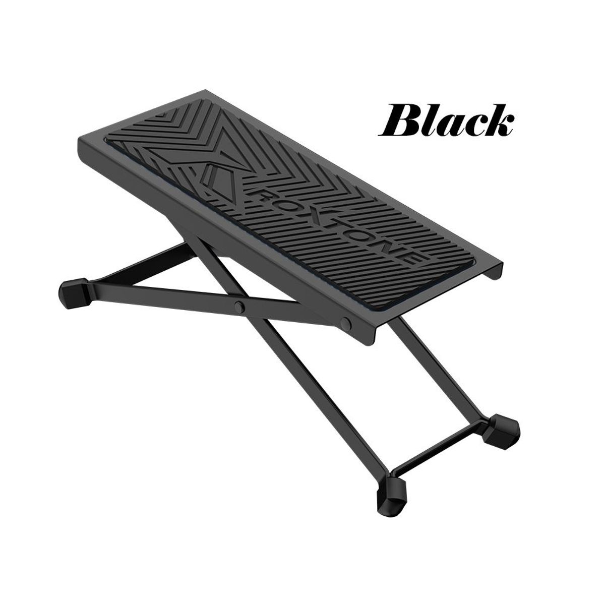 ROXTONE - Soporte Para Pie de Guitarrista - Negro