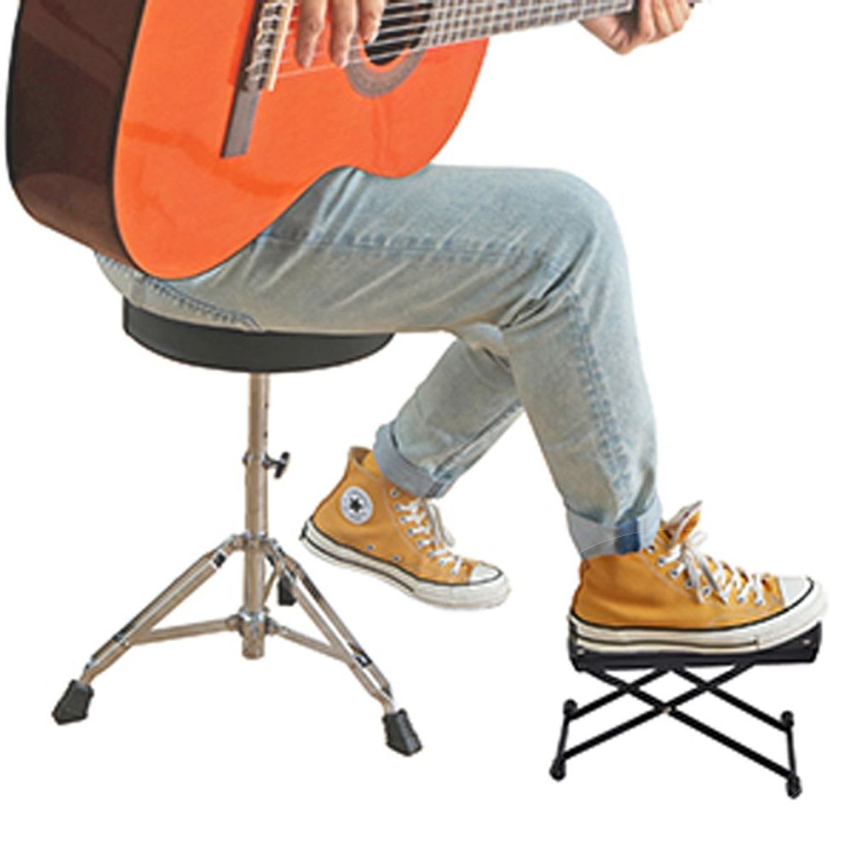 ROXTONE - SOPORTE PARA PIE DE GUITARRISTA - AZUL