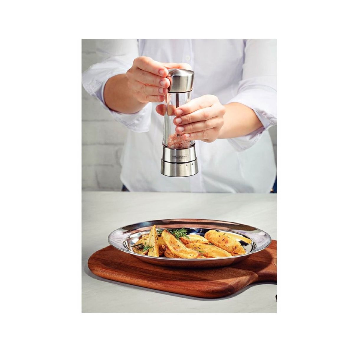 TRAMONTINA - Molinillo de sal y pimienta TRAMONTINA acero inoxidabe