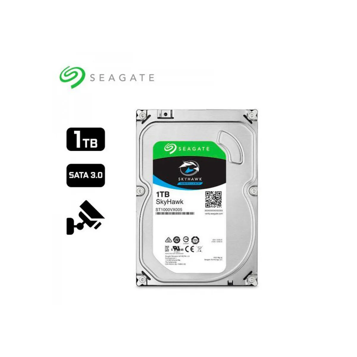 SEAGATE - Disco duro seagate skyhawk surveillance 1tb