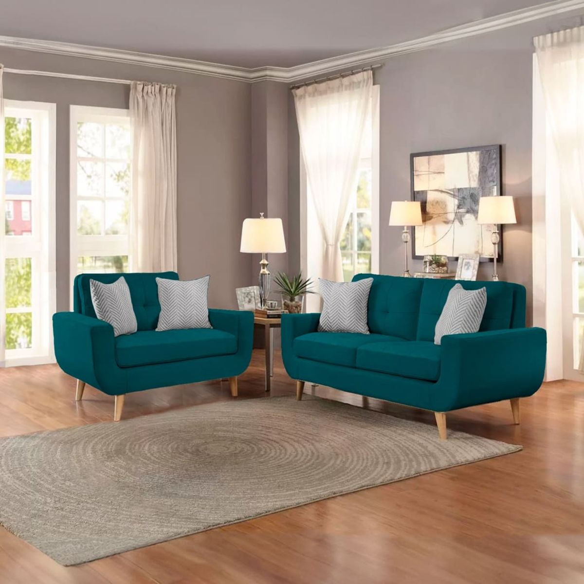 GENERICO - Juego de Sala Micaela 2-1 Jade