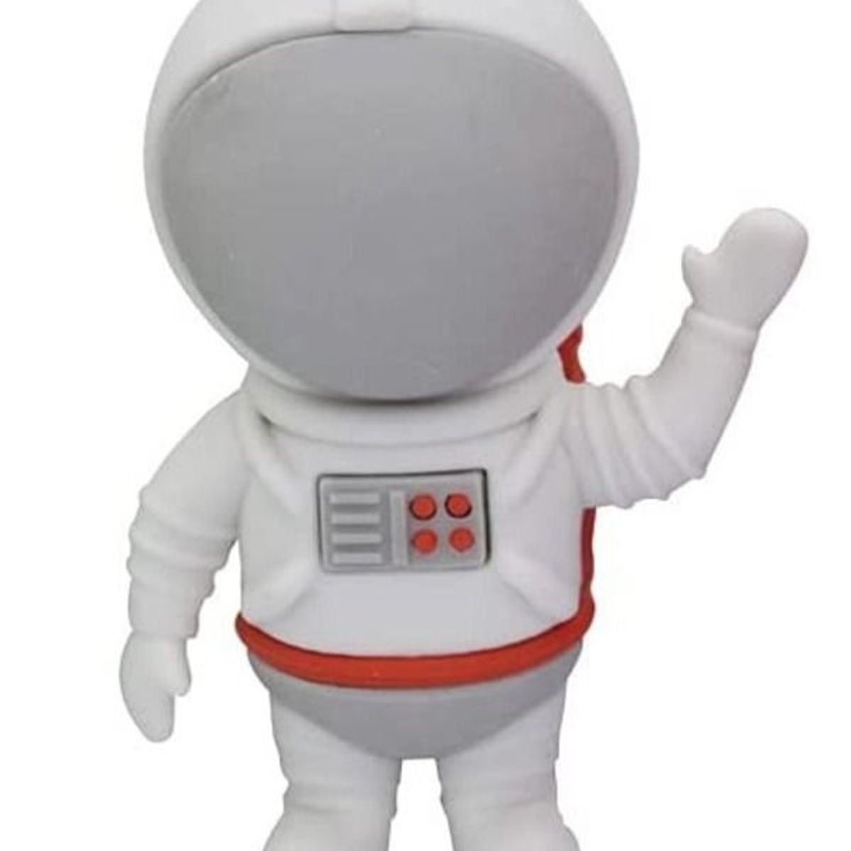 GENERICO - Borrador 3D de lápiz Animado de Astronauta Blanco