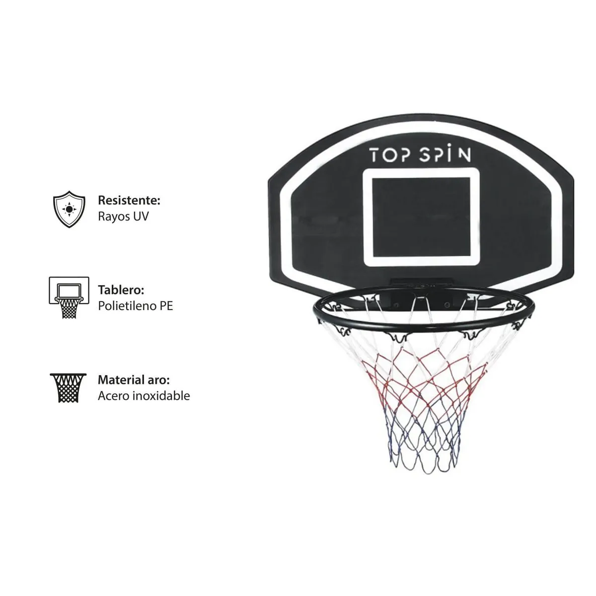 ULTIMATE FITNESS - Tablero - Aro de Basketball T200