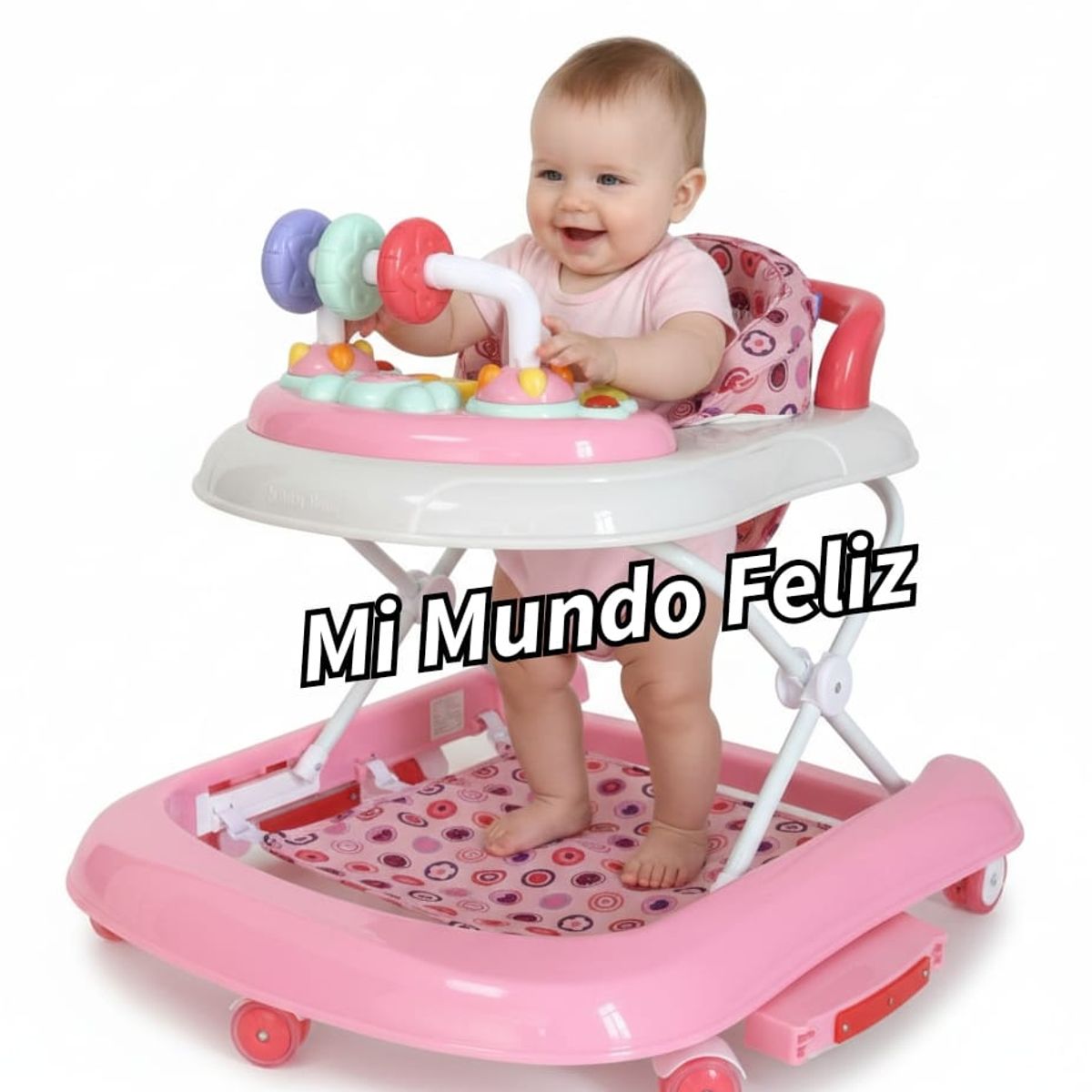 BABY HAPPY - Andador para Bebe Musical   Pastel Princess 2026