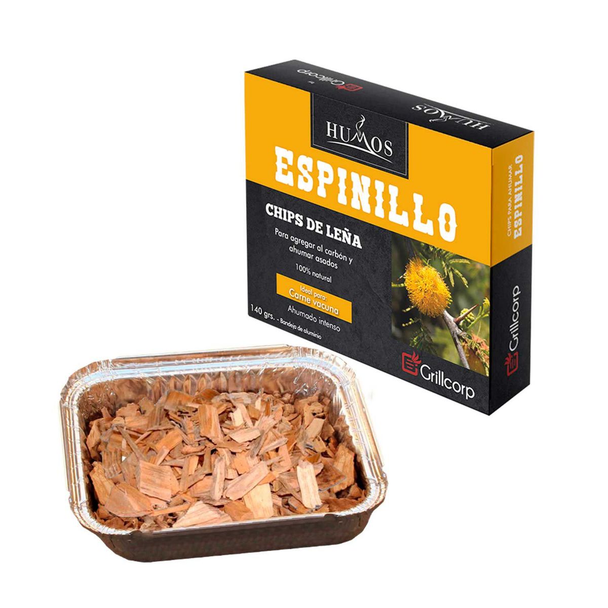 GRILLCORP - Astillas de Leña Espinillo 140gr