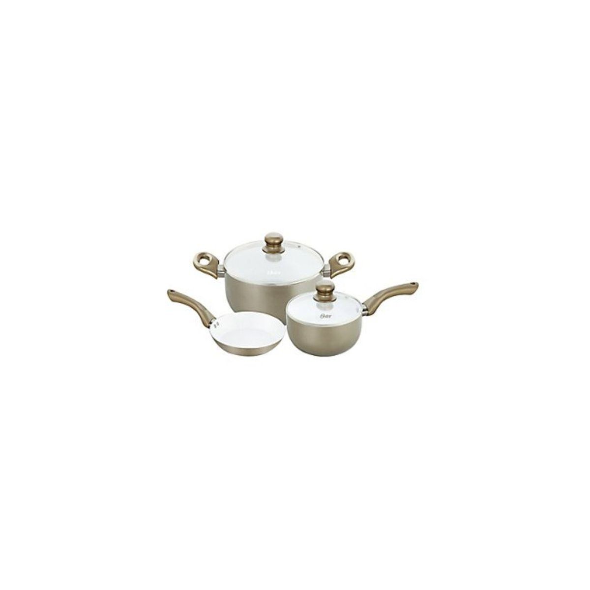 OSTER - Juego de ollas oster os-20048-ci 5 piezas para cocinas de inducción