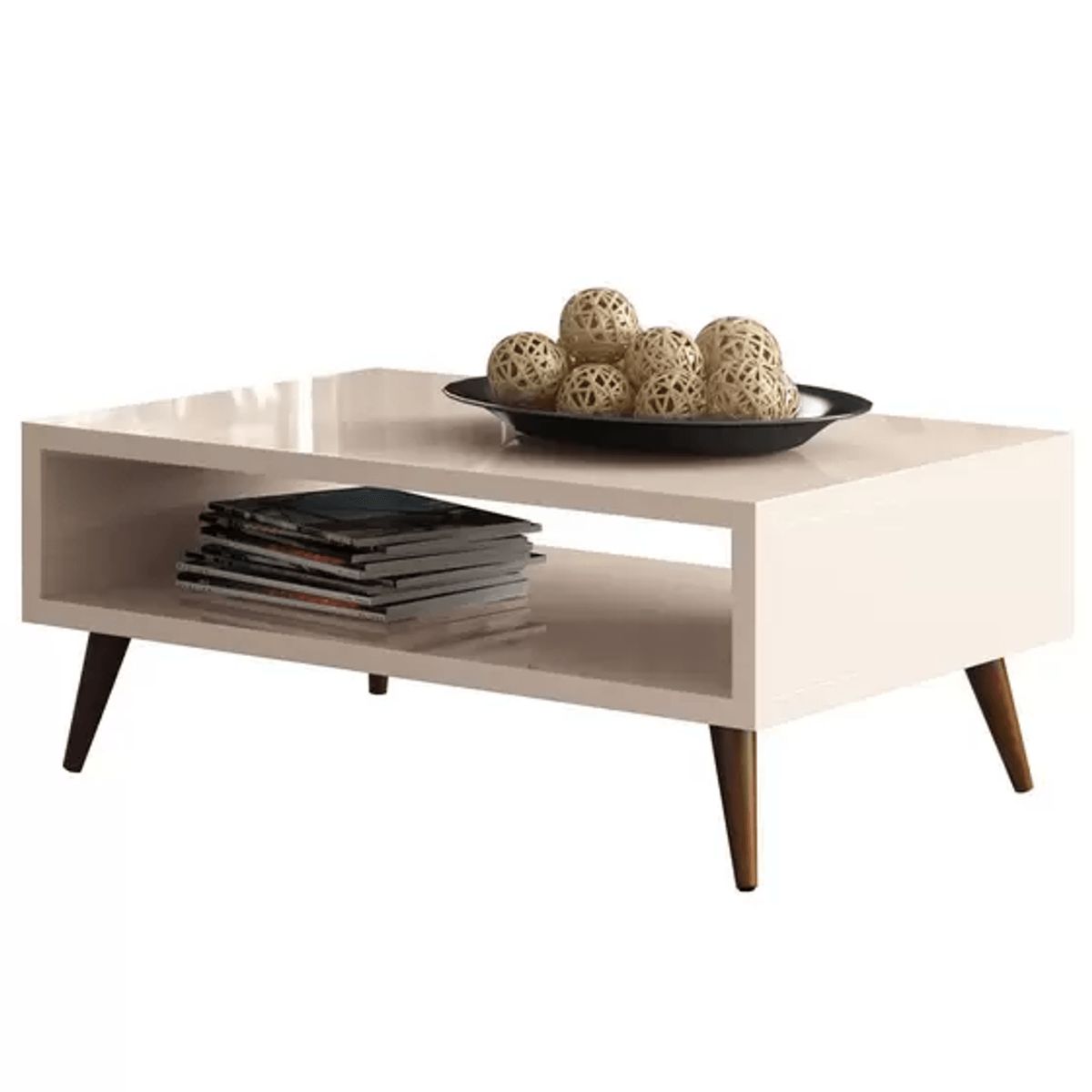 GENERICO - Mesa de Centro Alemán Color Blanco