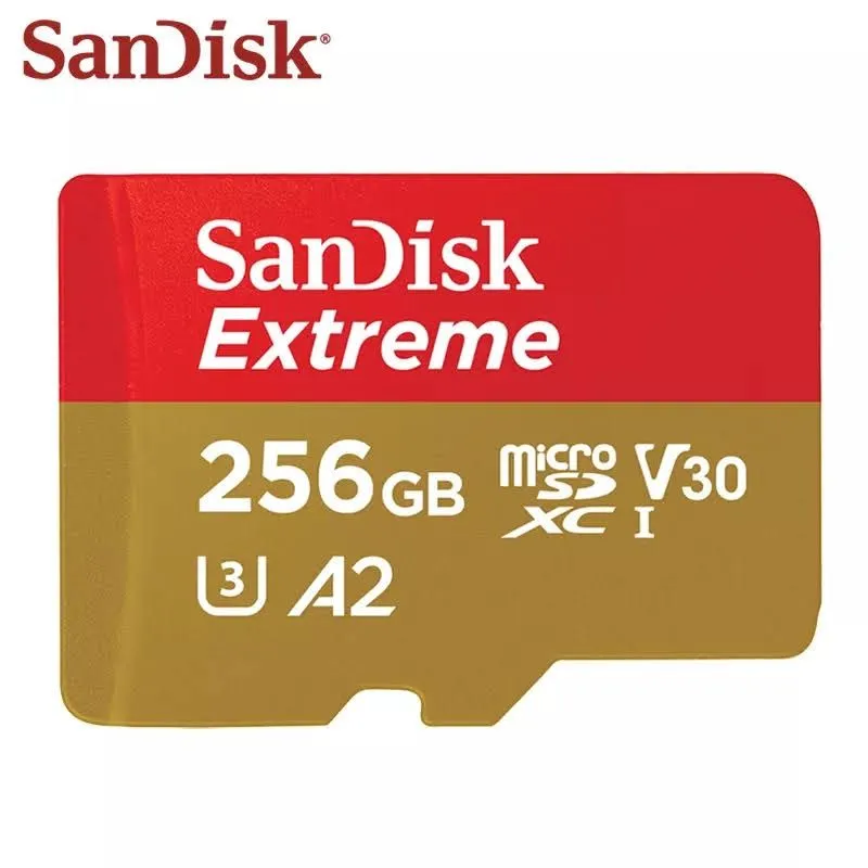 SANDISK - Tarjeta de memoria micro sd sandisk extreme 256 gb 190 Mb/s