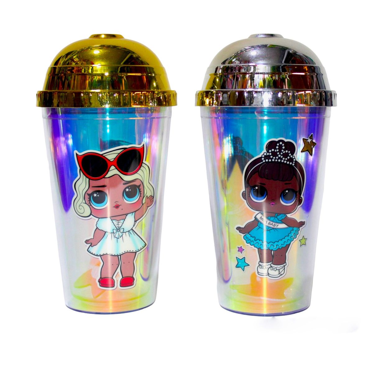 GENERICO - Tomatodo Vaso Botella Infantil LOL - Capacidad 650 ml