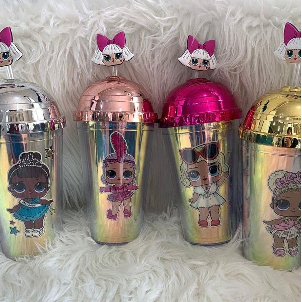 GENERICO - Tomatodo Vaso Botella Infantil LOL - Capacidad 650 ml