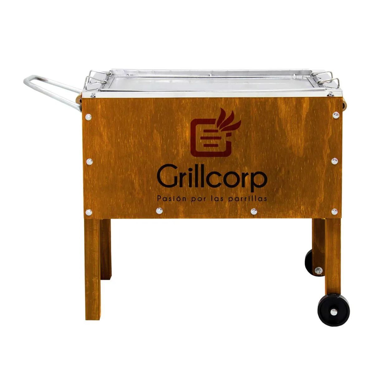 GRILLCORP - Caja China Junior Premium  Parrilla de Varillas Inoxidables