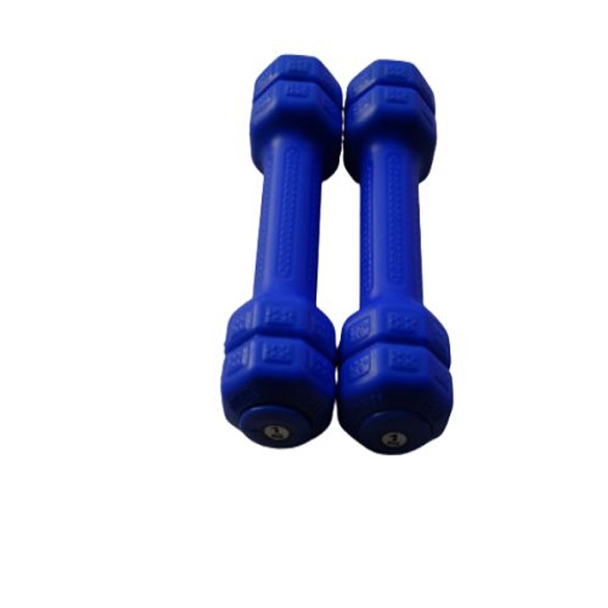 GENERICO - Par de mancuernas - pesas de vinil 1 kg-azul