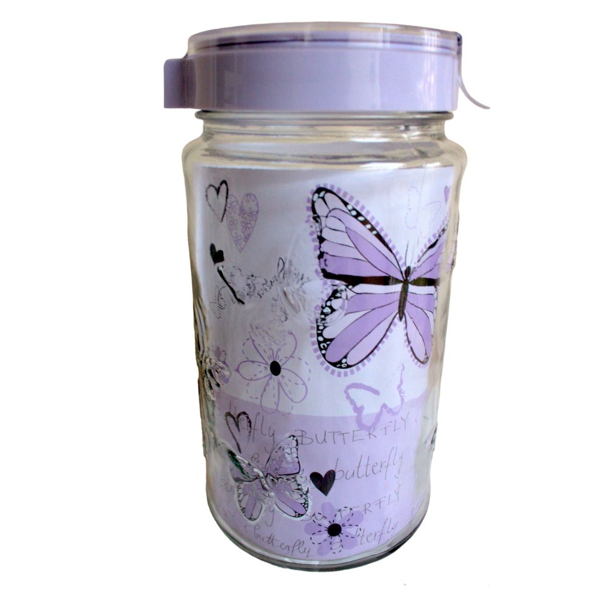 GENERICO - Frasco / Canister Dec. Mariposas 2000 ml - HEREVIN