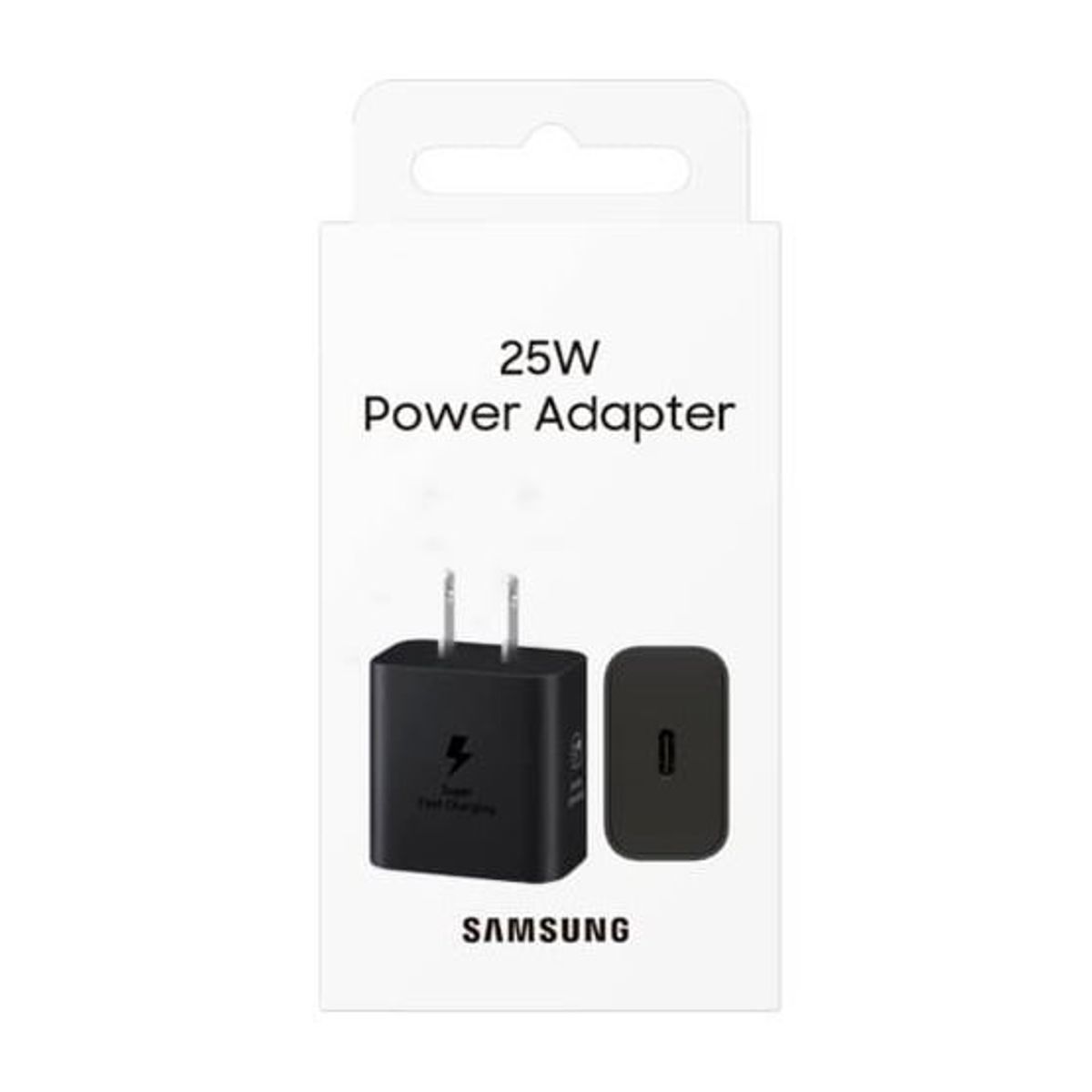 SAMSUNG - ADAPTADOR 25W PARA SAMSUNG GALAXY ORIGINAL GANTECH A35 A55 S23 - NEGRO