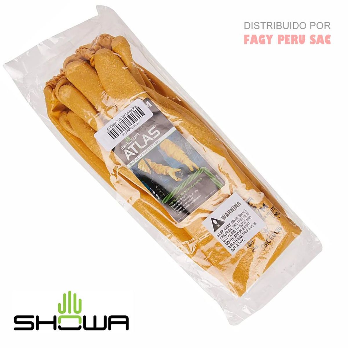 IMPORTADO MC - Guante Showa 772 Nitrilo T-8