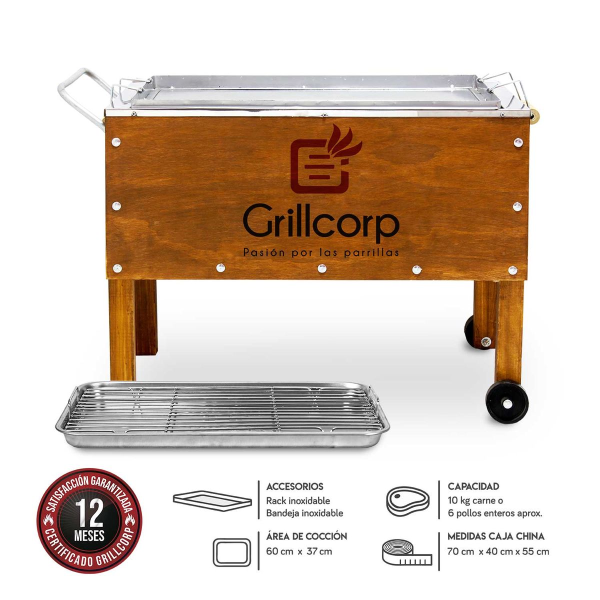 GRILLCORP - Caja China Mediana Premium
