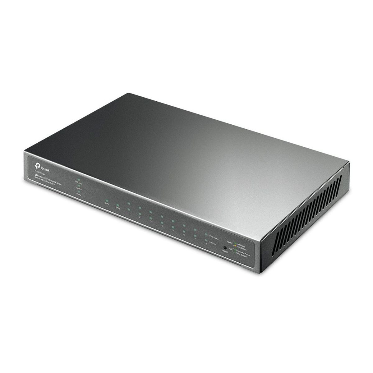TP LINK - TP-Link - Switch TL-SG2210P de 10 Puertos Gigabit (8 Puertos PoE+)