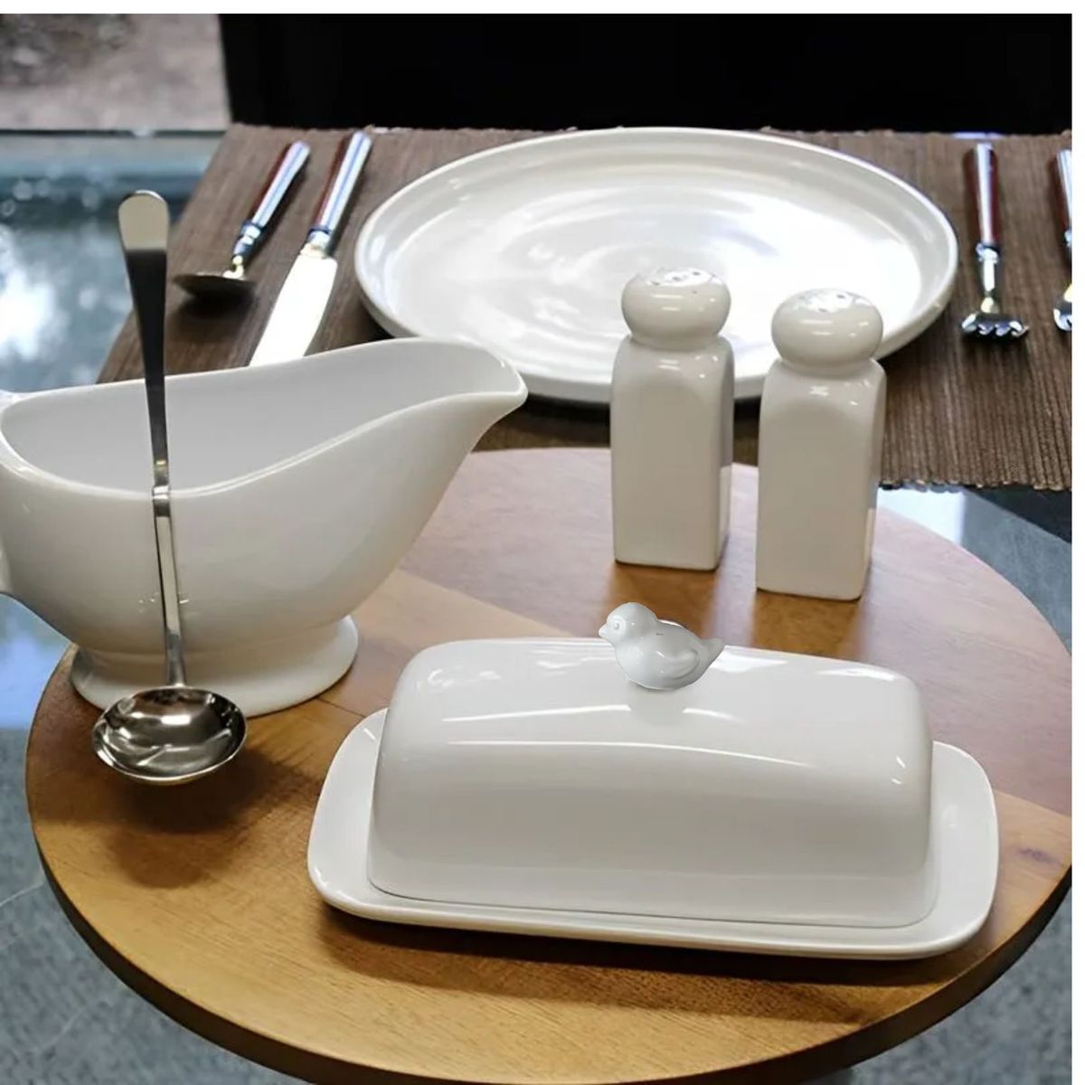 ICHIMATSU - MANTEQUILLERA DE LOZA CTAPA MEDIANA